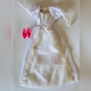 Vintage Barbie Clothes Dress Heels Doll Clothes